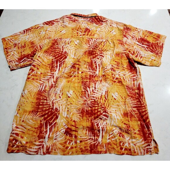 Margaritaville It's 5 O'clock Somewhere 100% Silk Hawaiian Floral Shirt NWOT - Picture 3 of 11